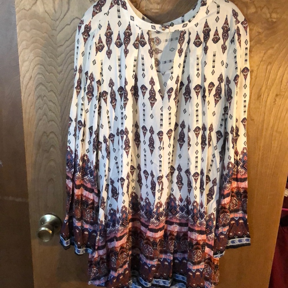 Long printed shirt